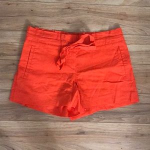 Theory bright orange red short